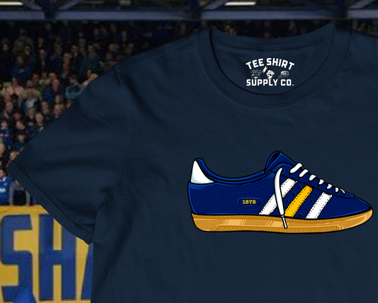 '1878 VINTAGE ADI' TEE SHIRT - NAVY BLUE