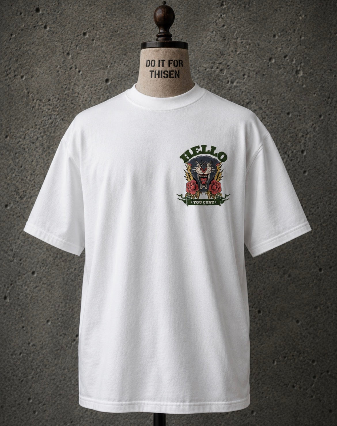 'HELLO' TATTOO TEE SHIRT