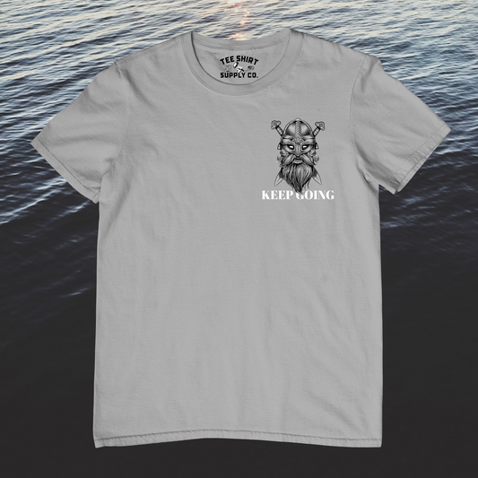 'KEEP GOING' VIKING TEE SHIRT