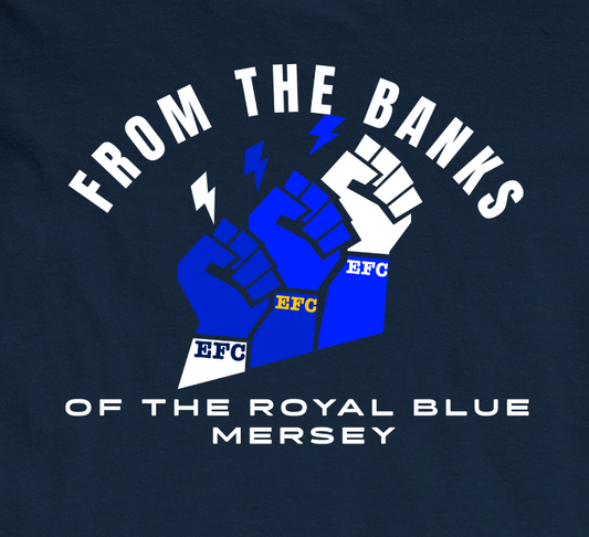 'ROYAL BLUE MERSEY' TEE SHIRT - NAVY BLUE