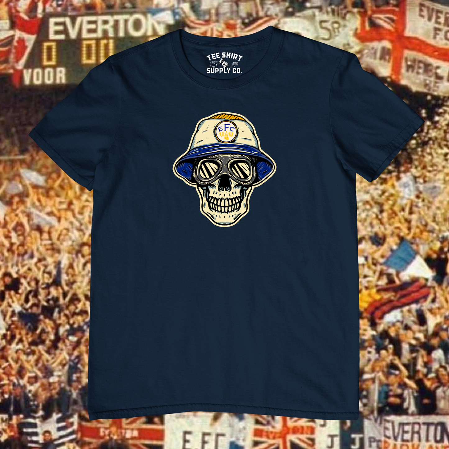 'EFC MIGLIA' TEE SHIRT - NAVY BLUE