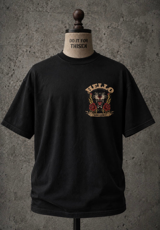 'HELLO' TATTOO TEE SHIRT