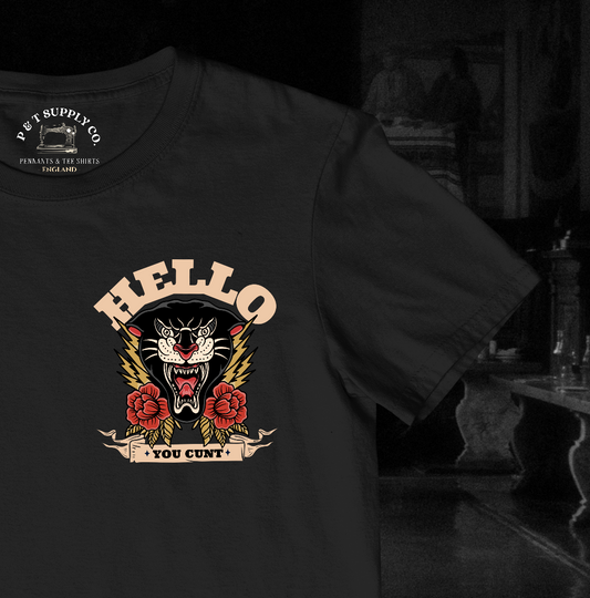 'HELLO' TATTOO TEE SHIRT