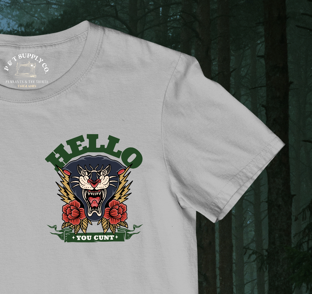 'HELLO' TATTOO TEE SHIRT