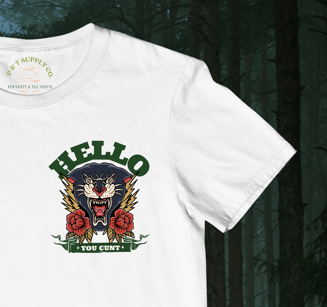 'HELLO' TATTOO TEE SHIRT