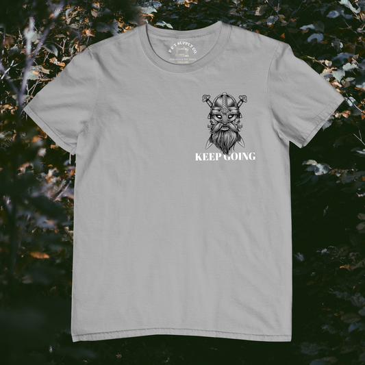 'KEEP GOING' VIKING TEE SHIRT