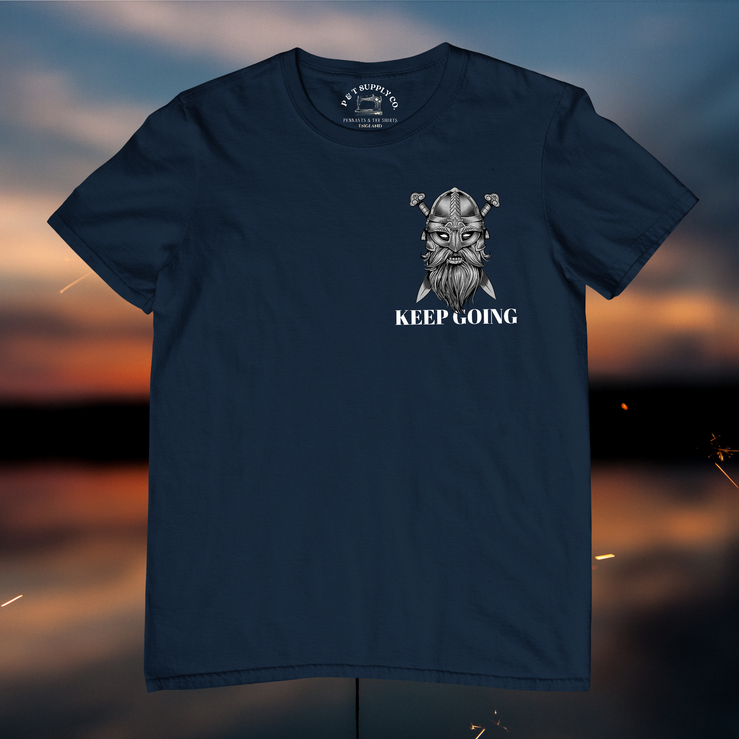 'KEEP GOING' VIKING TEE SHIRT