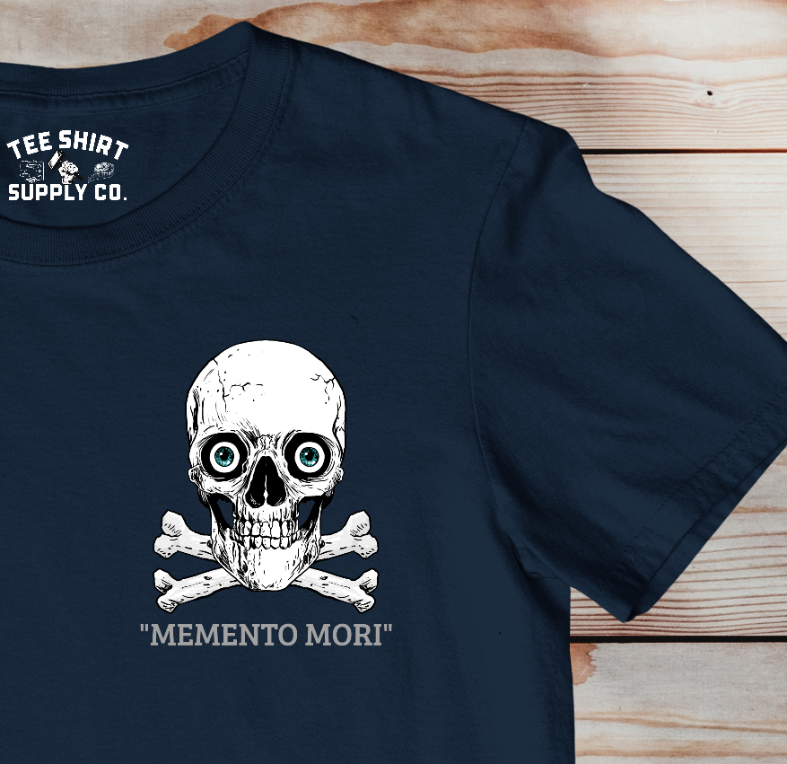 'MEMENTO MORI' SKULL TEE SHIRT