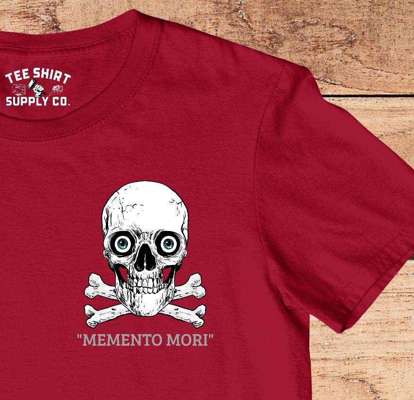 'MEMENTO MORI' SKULL TEE SHIRT