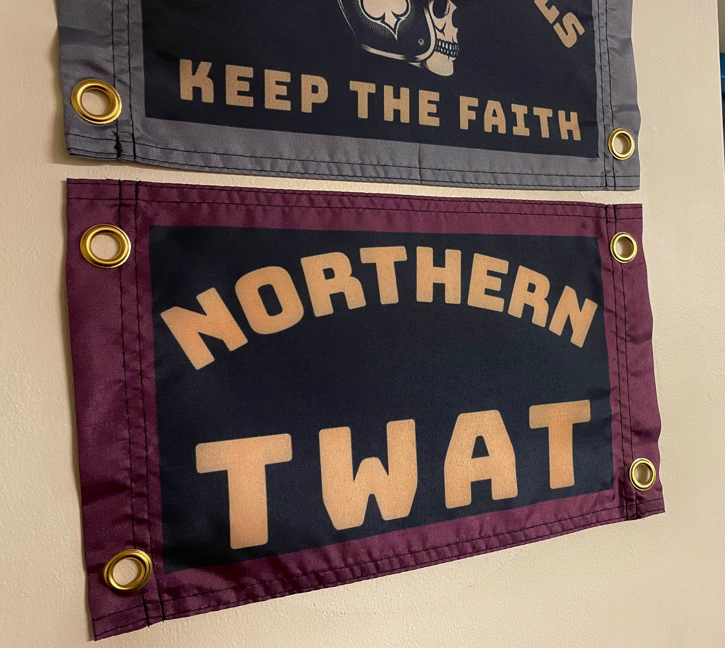 'NORTHERN TWAT' Wall Pennant