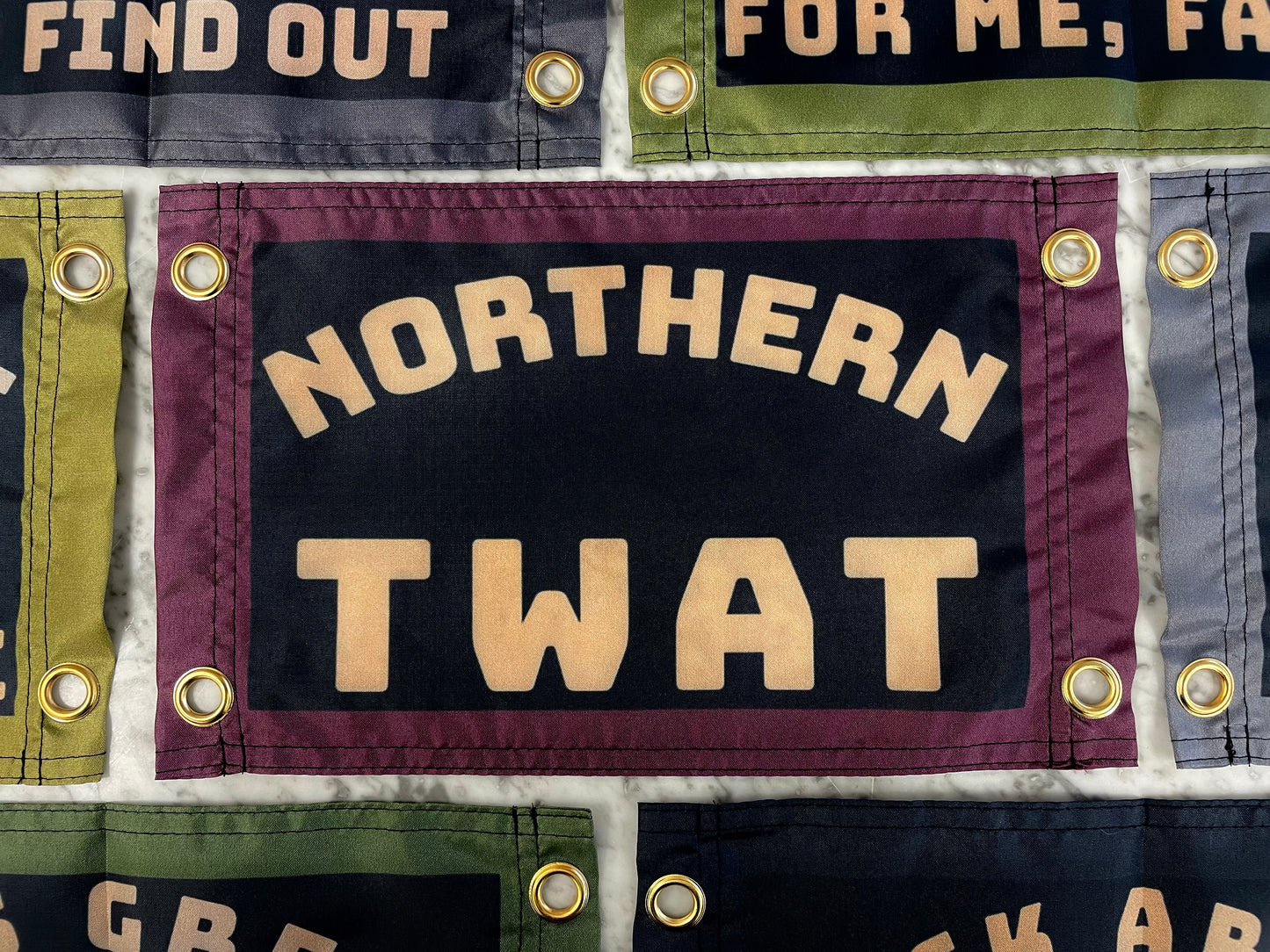 'NORTHERN TWAT' Wall Pennant