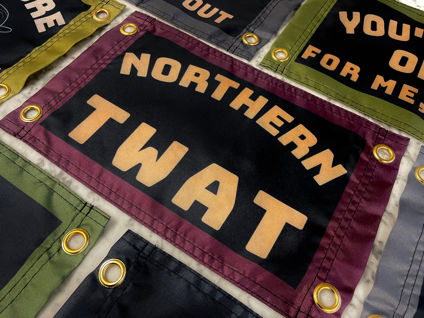 'NORTHERN TWAT' Wall Pennant