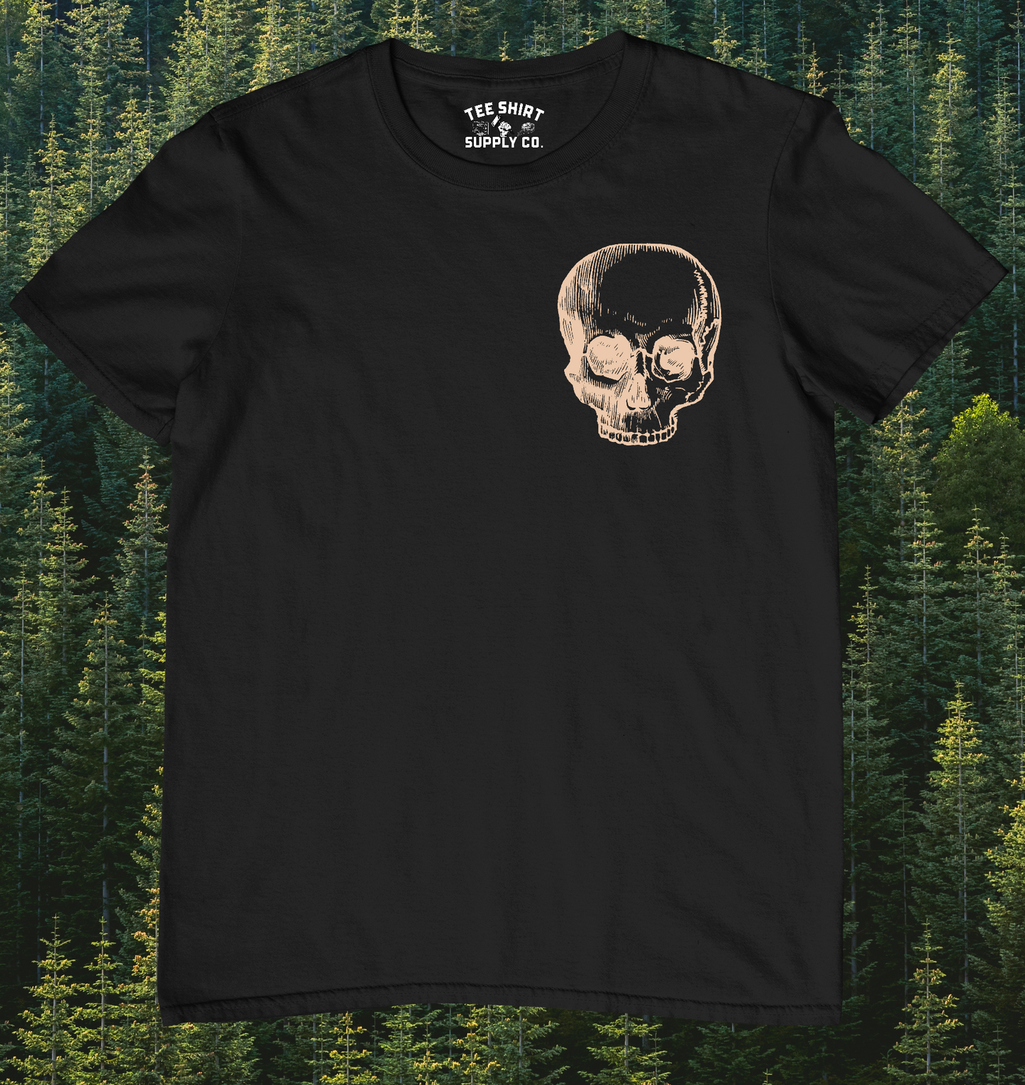 'CRANIUM - SAND' TEE SHIRT