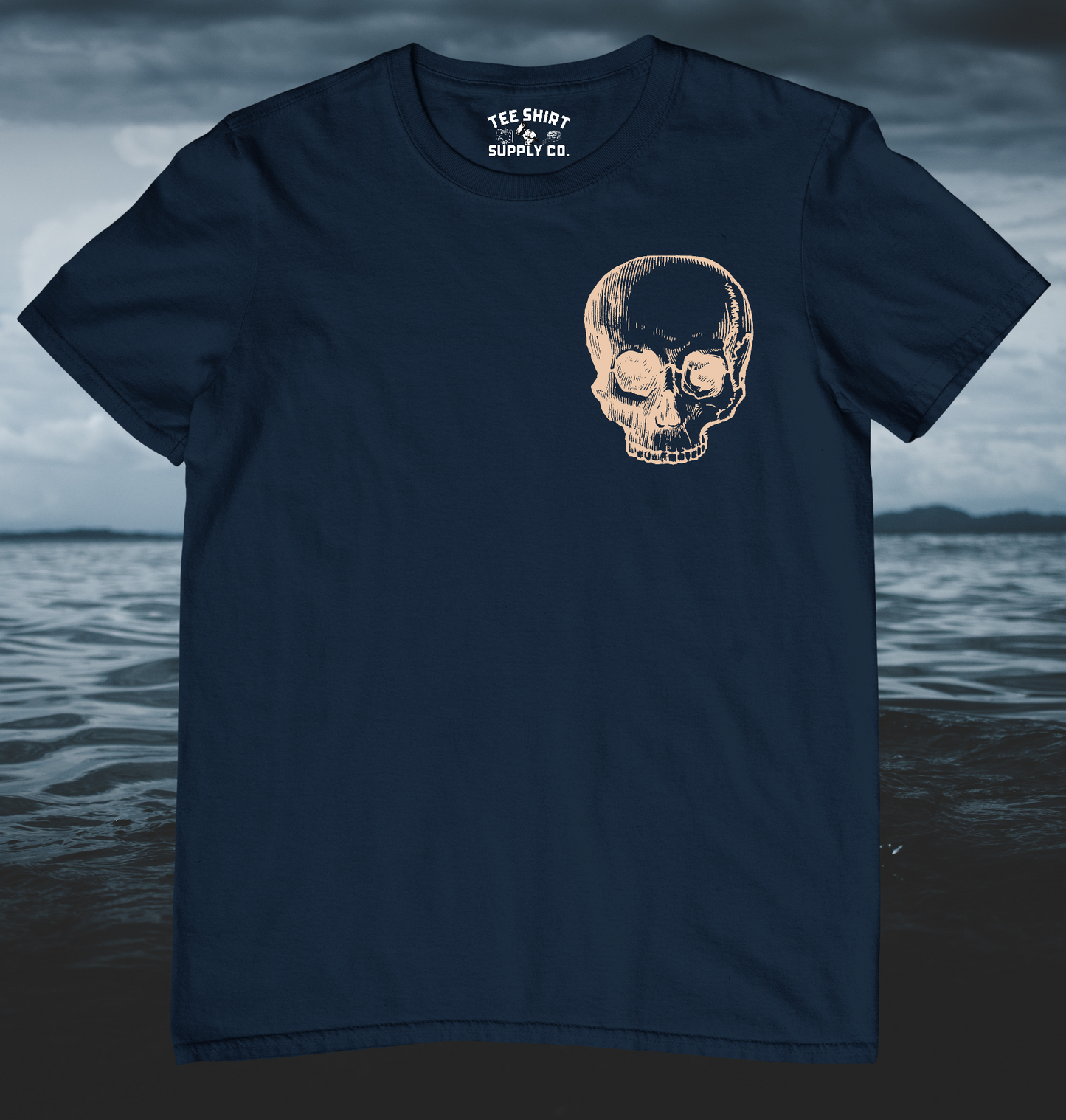 'CRANIUM - SAND' TEE SHIRT