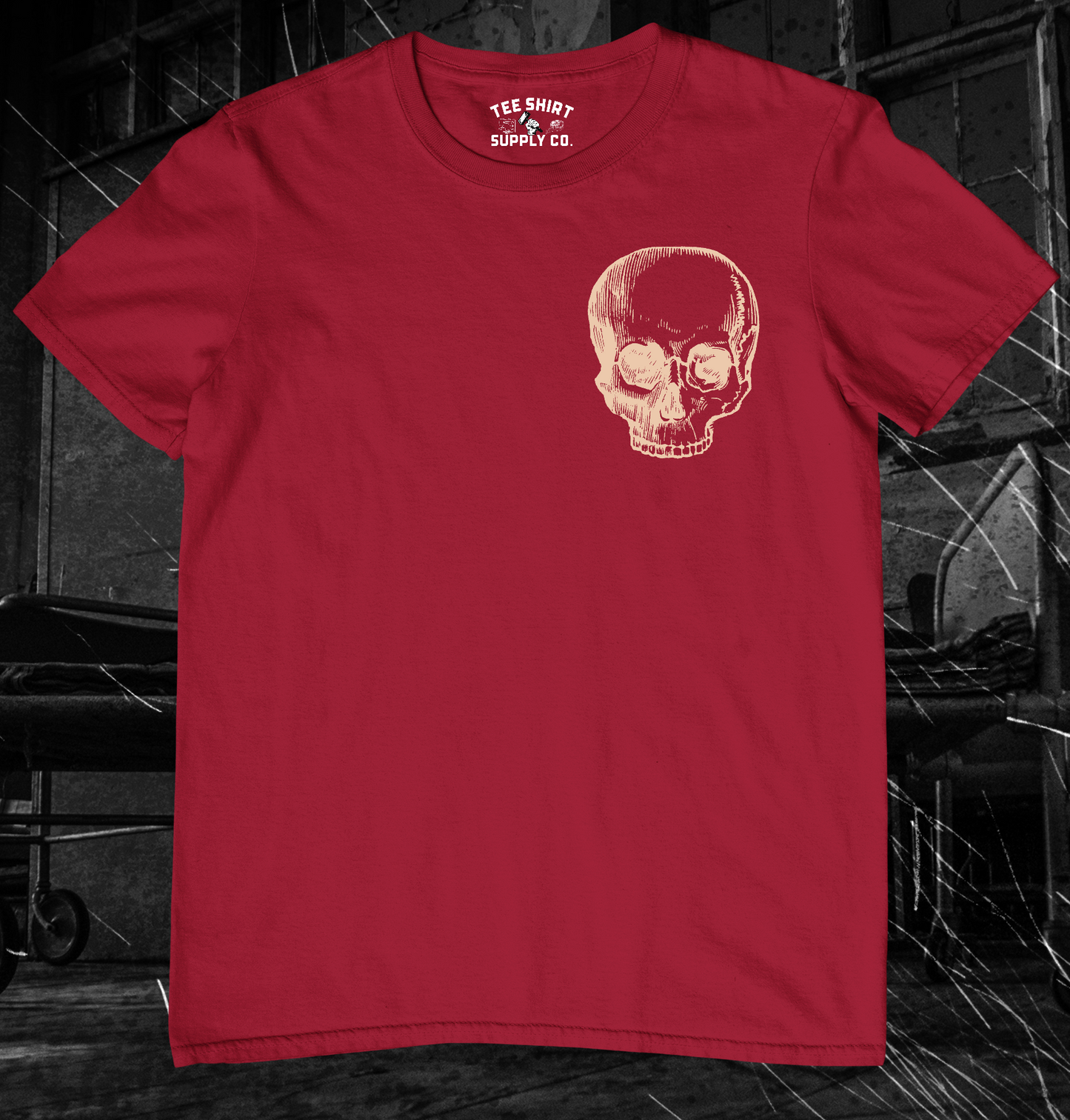 'CRANIUM - SAND' TEE SHIRT