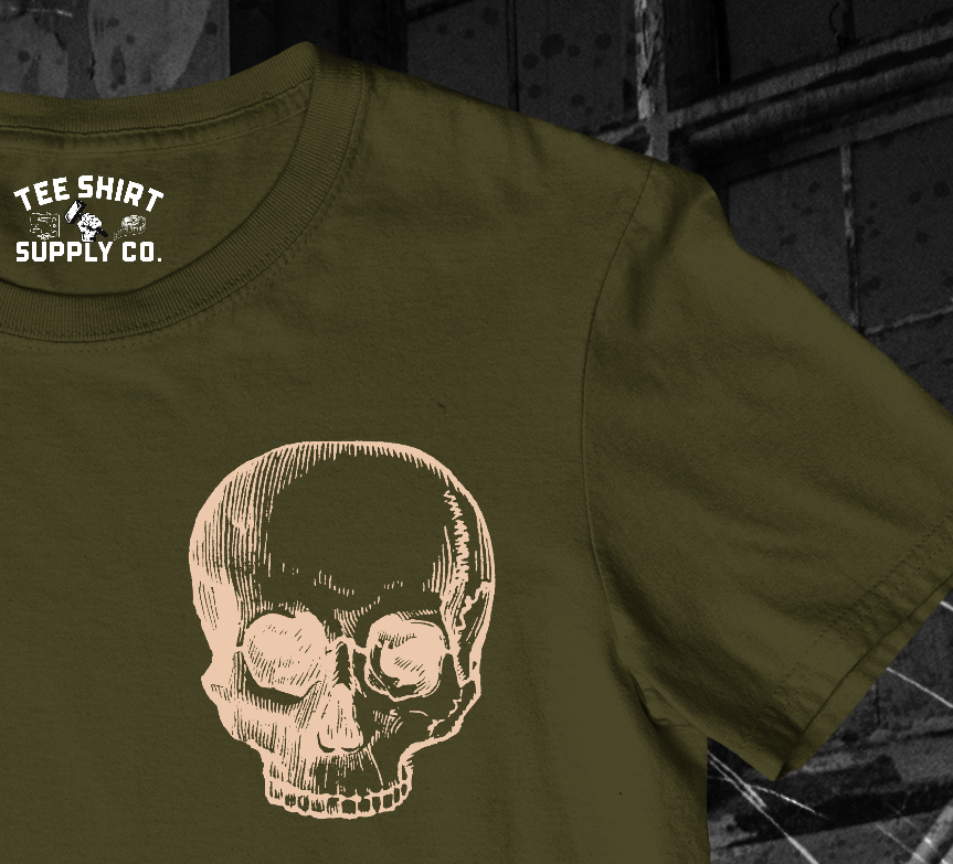 'CRANIUM - SAND' TEE SHIRT