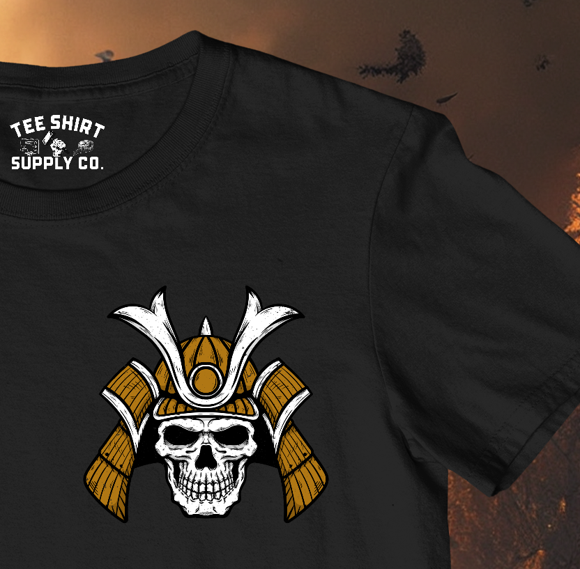 'SAMURAI SKULL' TEE SHIRT
