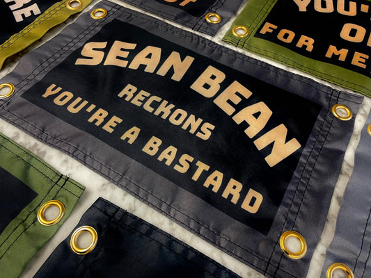 'SEAN BEAN RECKONS YOU'RE A BASTARD' Wall Pennant