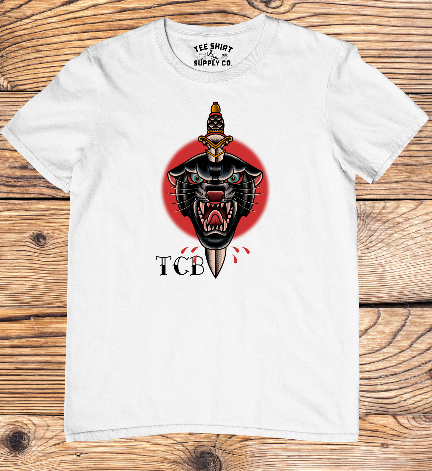 'TCB' TATTOO TEE SHIRT