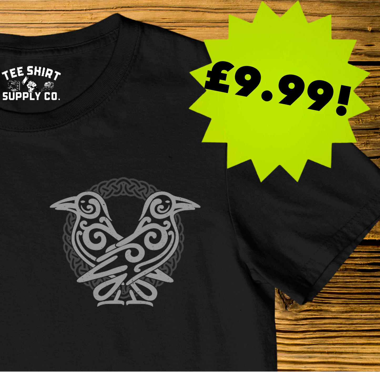 'GREY RAVEN' TEE SHIRT
