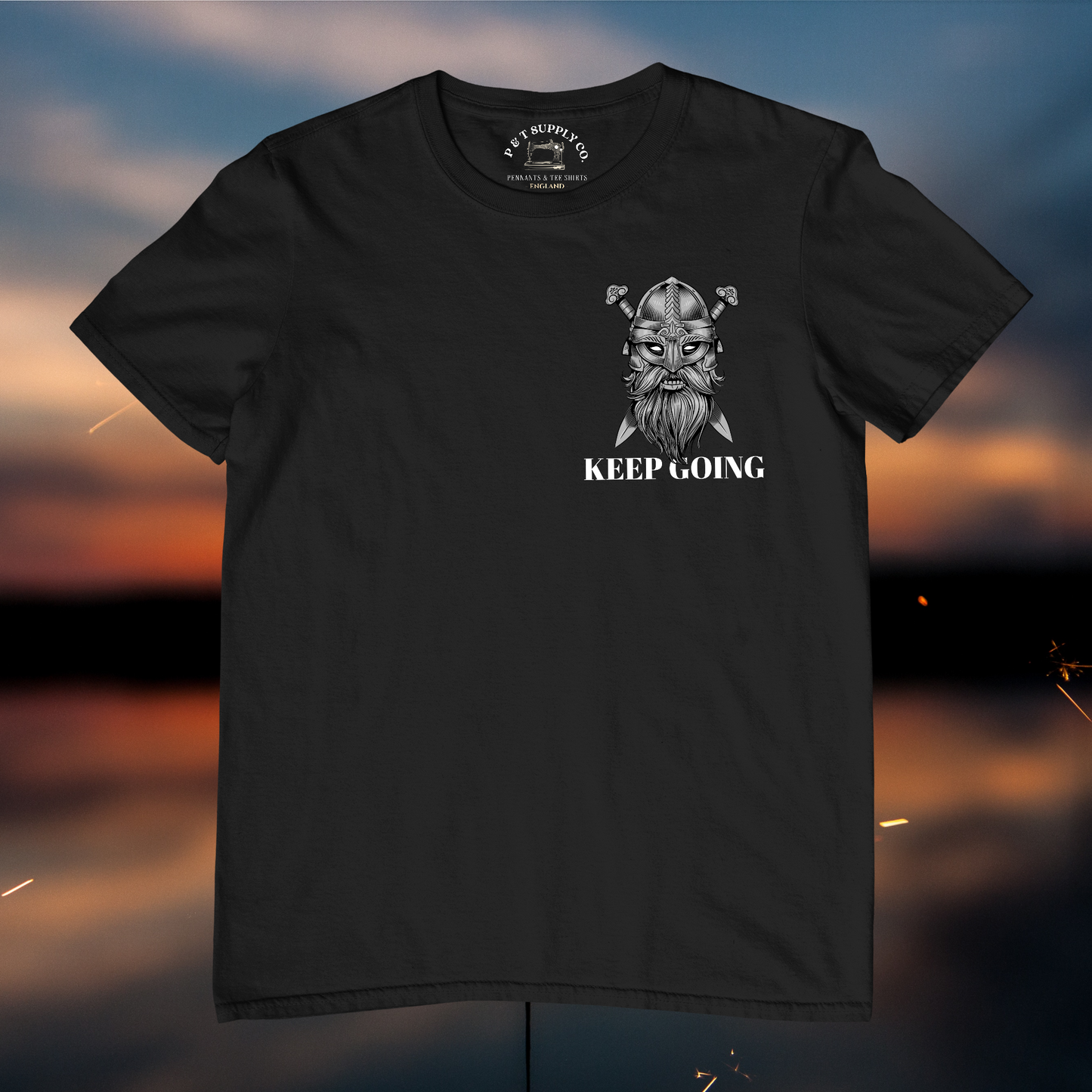 'KEEP GOING' VIKING TEE SHIRT