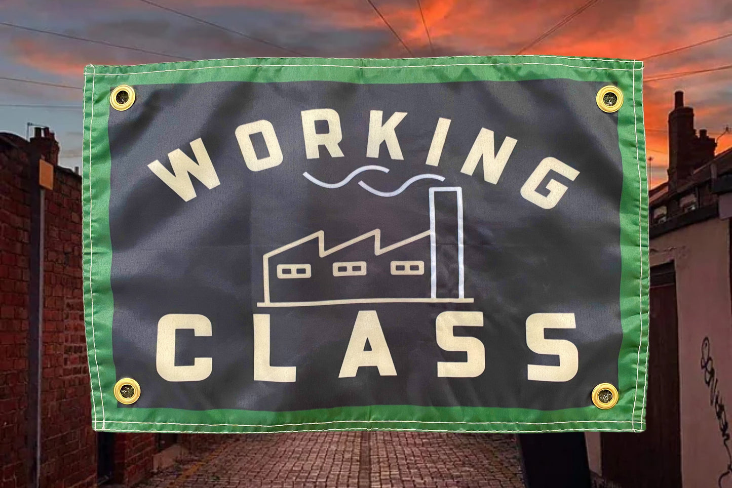 'WORKING CLASS' Wall Pennant